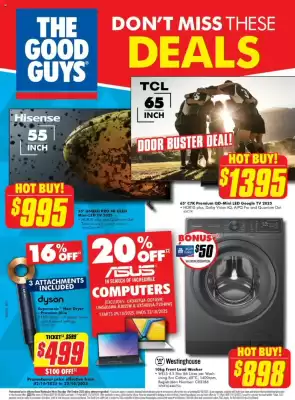 The Good Guys catalogue (valid until 15-10)
