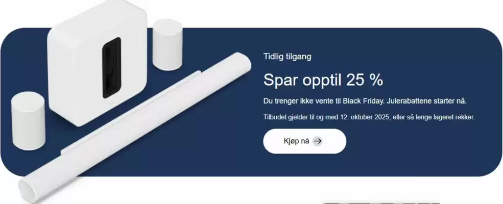 Sonos kundeavis (gyldig til 12-10)