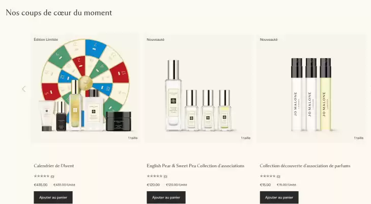Catalogue Jo Malone (valable jusqu'au 26-10)