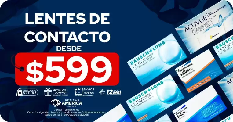 Catálogo Ópticas América (válido hasta 31-10)
