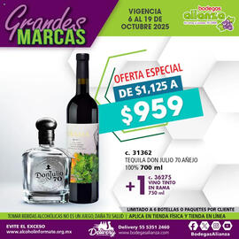Folleto Bodegas Alianza Página 1
