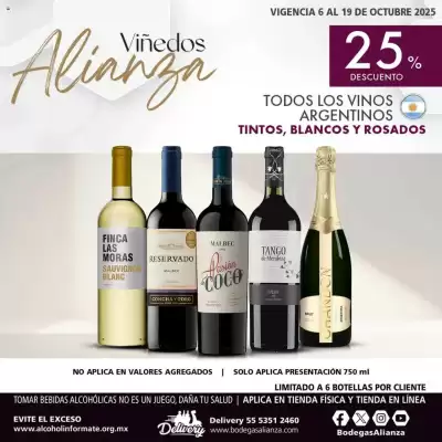 Folleto Bodegas Alianza (válido hasta 20-10)