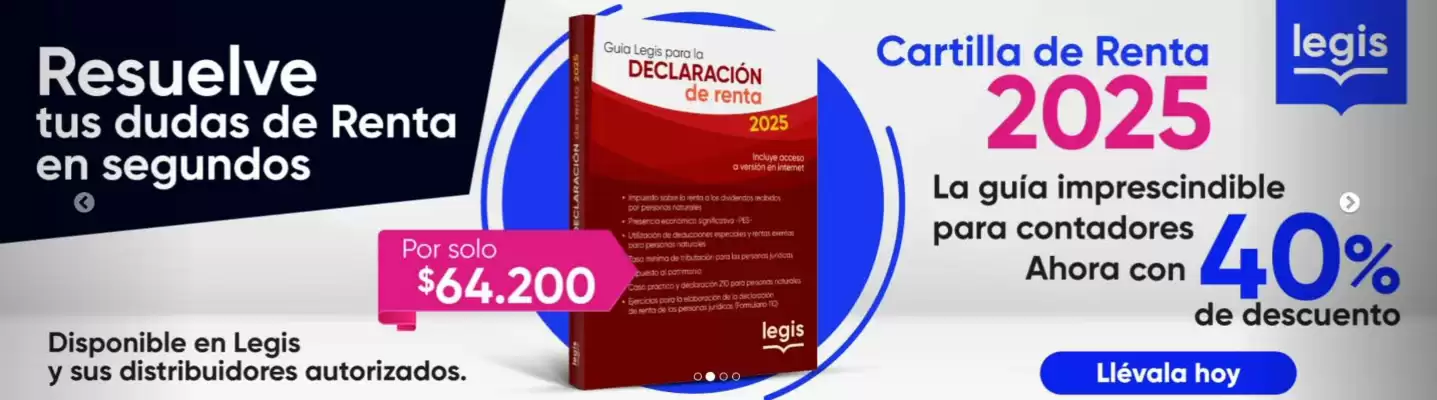 Catálogo Legis (válido hasta 19-10)