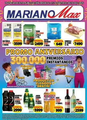 Catálogo Supermercados Mariano Max (válido hasta 20-10)