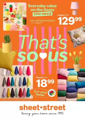Sheet Street catalogue (valid until 31-10)