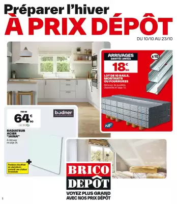 Catalogue Brico Dépôt (valable jusqu'au 23-10)