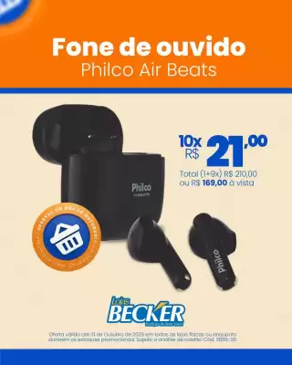 Folheto Lojas Becker (válido até 31-10)
