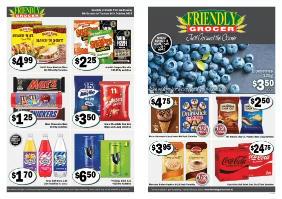 Friendly Grocer catalogue (valid until 14-10)