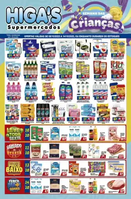 Folheto Higa's Supermercado (válido até 14-10)