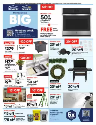 Lowe's weekly ad (valid until 15-10)