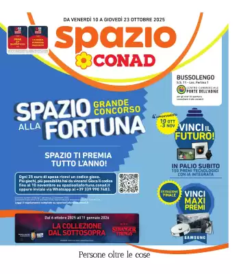 Volantino Spazio Conad (valido fino al 23-10)
