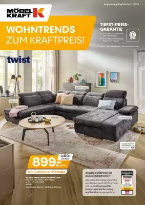 Möbel Kraft Prospekt (gültig bis 4-11)