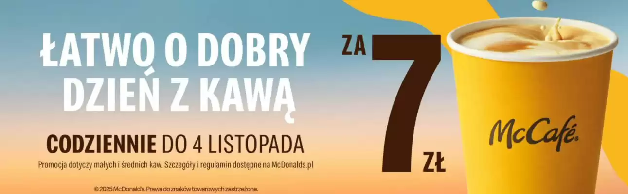 McDonald's gazetka (ważność do 4-11)