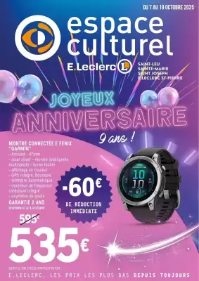 Catalogue E.Leclerc Espace Culturel (valable jusqu'au 19-10)