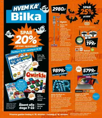 Bilka tilbudsavis (gælder indtil 16-10)