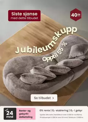 A-Møbler kundeavis (gyldig til 14-10)