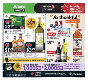 Sobeys Liquor flyer Page 1