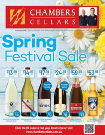 Chambers Cellars catalogue Page 1