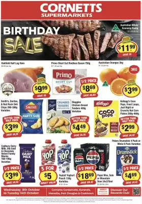 CORNETTS catalogue (valid until 14-10)