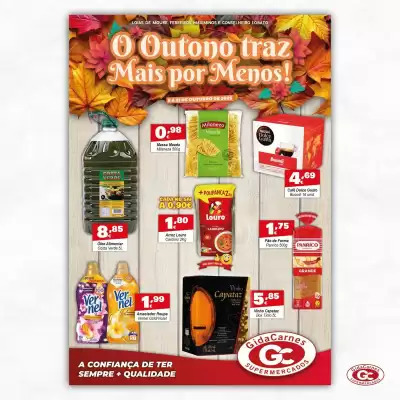 Folheto GidaCarnes Supermercados (válido até 21-10)