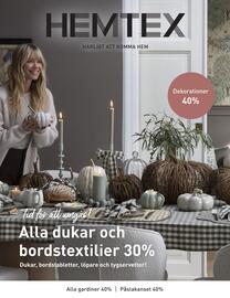 Hemtex reklamblad Sida 1