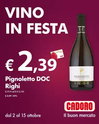 Volantino Cadoro (valido fino al 15-10)