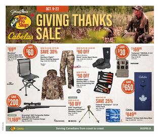 Cabela's flyer week 41 Page 1