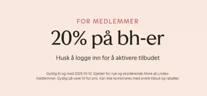 Lindex kundeavis (gyldig til 12-10)
