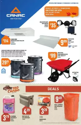 Canac flyer (valid until 15-10)