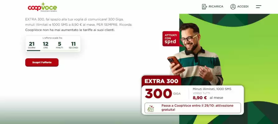 Volantino CoopVoce (valido fino al 29-10)