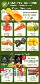Quality Greens flyer week 41 Page 1