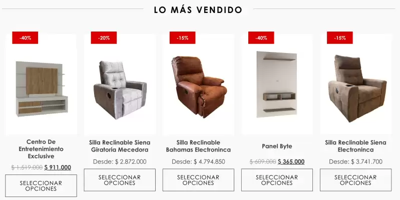 Catálogo Reclinomatic (válido hasta 14-10)