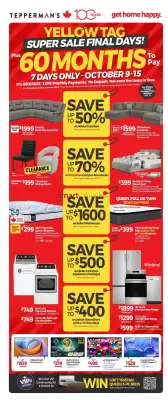 Tepperman's flyer (valid until 15-10)