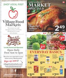Village Food Markets flyer week 41 Page 1