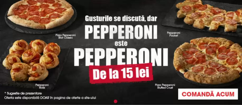 Catalog Pizza Hut (valid până la 18-10)