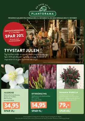 Plantorama tilbudsavis (gælder indtil 19-10)
