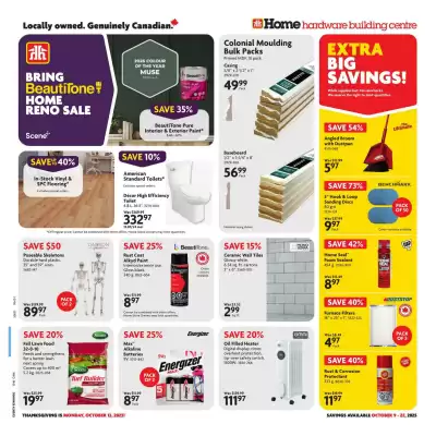 Home Hardware flyer (valid until 16-10)