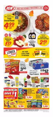 IGA weekly ad (valid until 14-10)