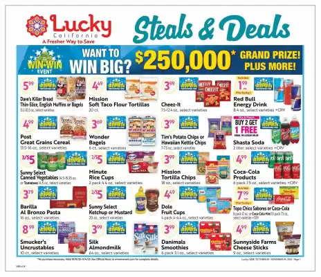 Lucky Supermarkets weekly ad (valid until 4-11)