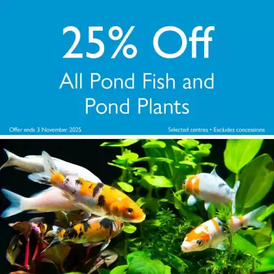 Squires Garden Centres leaflet (valid until 3-11)