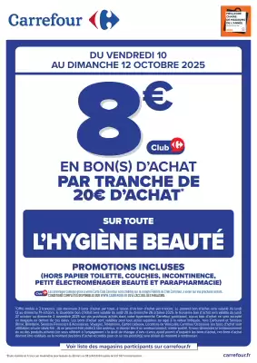 Catalogue Carrefour (valable jusqu'au 12-10)