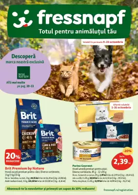 Catalog Fressnapf (valid până la 22-10)