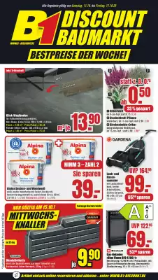 B1 Discount Baumarkt Prospekt (gültig bis 18-10)