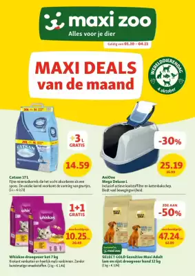 Maxi Zoo folder (geldig t/m 4-11)
