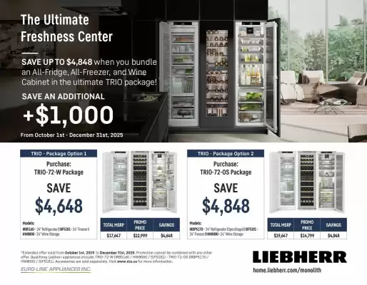 Goemans Appliances flyer (valid until 31-10)