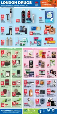 London Drugs flyer (valid until 15-10)