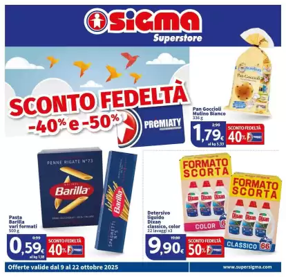 Volantino Sigma Superstore (valido fino al 22-10)