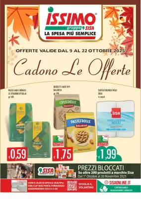 Volantino Issimo supermercado (valido fino al 20-10)
