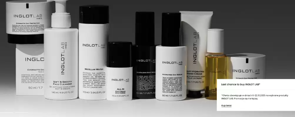 Inglot gazetka (ważność do 22-10)
