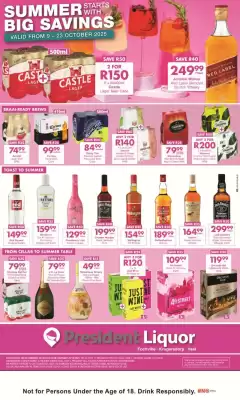 President Liquor catalogue (valid until 23-10)
